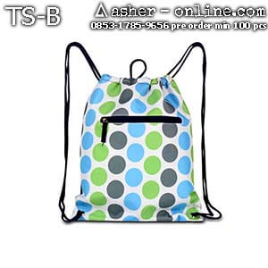 Tas Ransel Serut Zipper – Rp.37rb – TS B