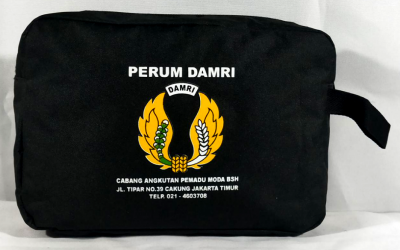 Pouch custom sablon DAMRI