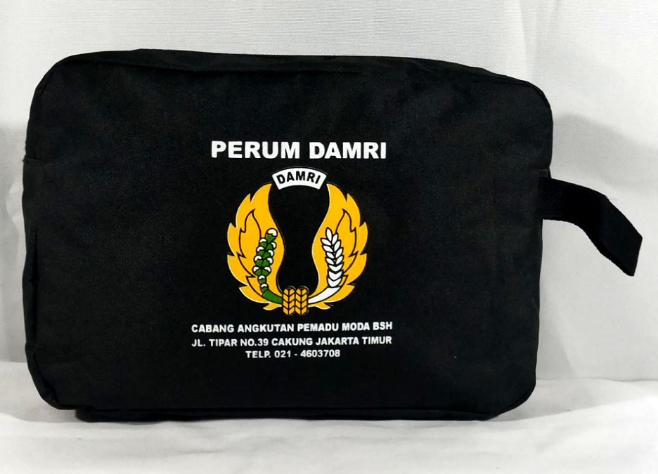 Pouch custom sablon DAMRI