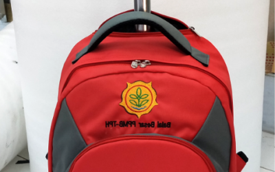 Ransel troli custom bordir 1