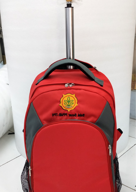 Ransel troli custom bordir