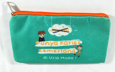 Dompet souvenir custom printing