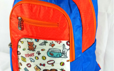 Tas ransel perempuan printing