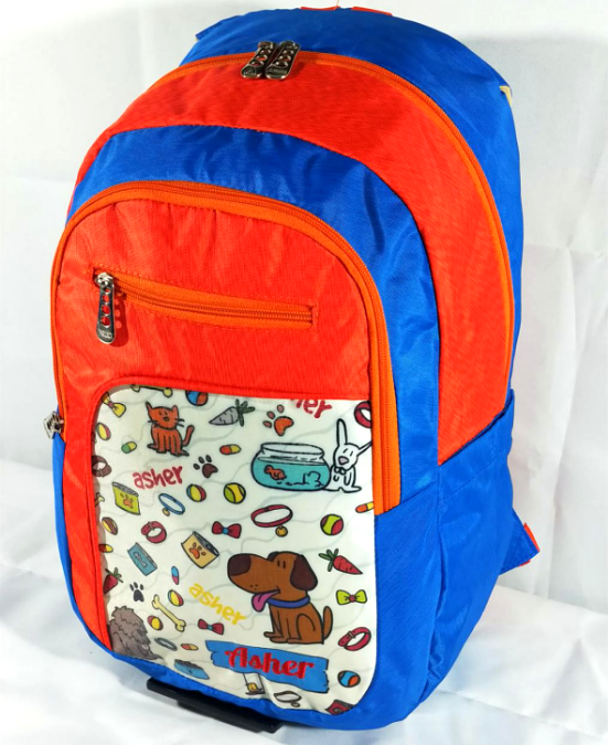 Tas ransel perempuan printing