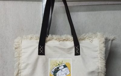 Reportase produksi tas tote bag retsleting dari bapak michael tangerang