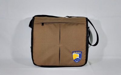 Reportase produksi tas selempang laptop dari bapak ade jakarta