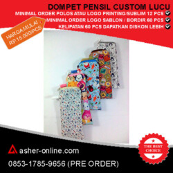 Dompet Pensil 3 beli dompet lucu
