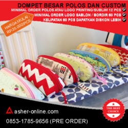 Pouch Besar 2 dompet besar lucu