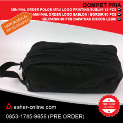 Souvenir Pouch 4 dompet hitam