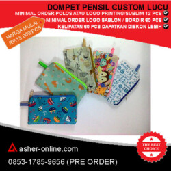 Pouch Besar 3 dompet lucu korea