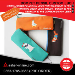 Dompet Pensil 2 dompet lucu terbaru
