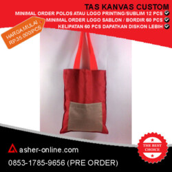tas kanvas custom