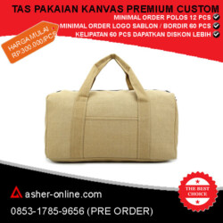 tas kanvas pakaian
