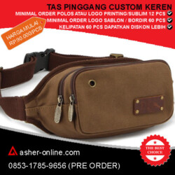 Tas Pinggang 3 tas pinggang kanvas