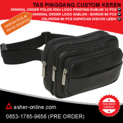Tas Pinggang 4 tas pinggang kulit imitasi
