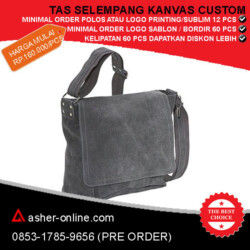 tas selempang kanvas